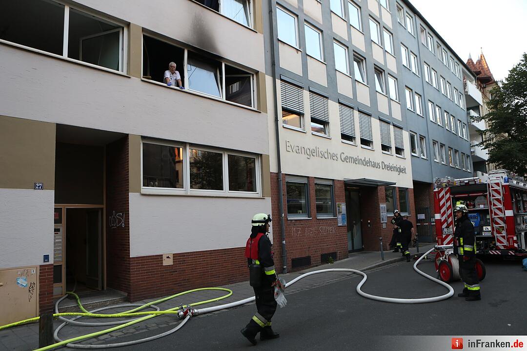 Brand in Nürnberg-Gostenhof
