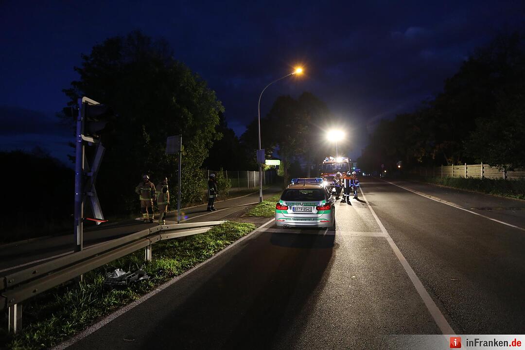 Verkehrsunfall in Bayreuth