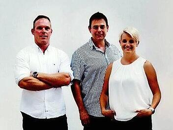 Der neue Vorstand (von links) Steffen Mahr, Johannes Fehen und Sabrina St&ouml;ckert  Foto: pr