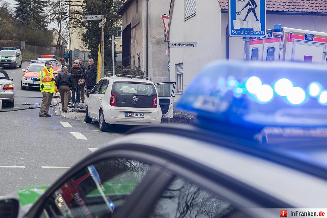 Frau bei Unfall in Langenzenn schwer verletzt