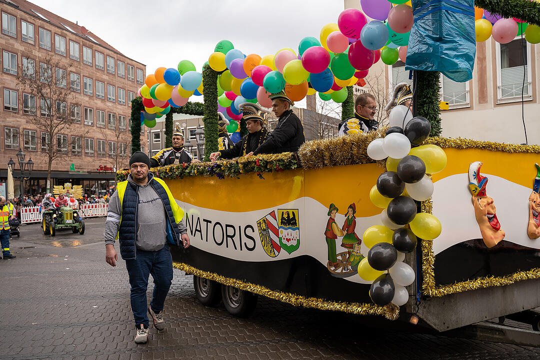 Der traditionelle Umzug zog ca. 70.000 Faschingsfreunde an.