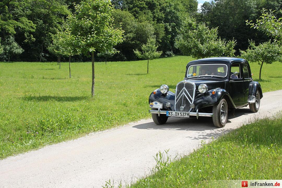 Oldtimertreffen auf der Kulmbacher Plassenburg