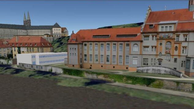 Eine Zumutung fürs Stadtdenkmal? Die Stadträte des Bausenat haben der geplanten Platzierung von zehn Container-Klassenzimmern im Garten des Stadtarchivs vorerst nicht zugestimmt. Doch es ist fraglich, ob die Suche nach Alternativen für das dreijährige Provisorium erfolgreich endet.