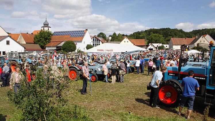 Beim letzten Treffen vor zwei Jahren war der Festplatz voll. Foto: Reinhard Löwisch