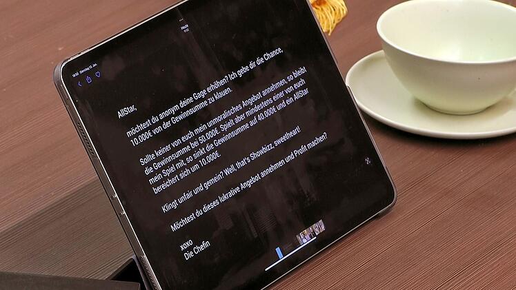 Ein unmoralisches Angebot der Produktion verf&uuml;hrt die Allstars.