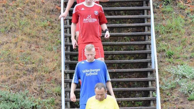 Ende der Halbzeitpause - in Obererthal. Foto: ssp