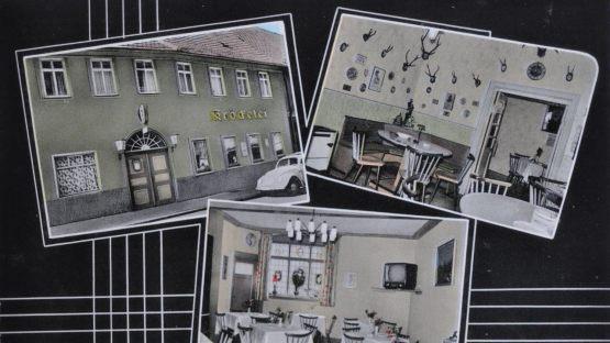 Die "Kröckelei", ein gepflegtes Lokal in der Heubischer Straße (heute Buchhandlung Stache) Repro: Dieter Seyfarth