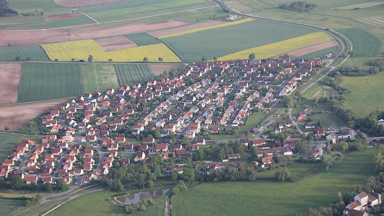 Blick auf die Reckendorfer Ostsiedlung.