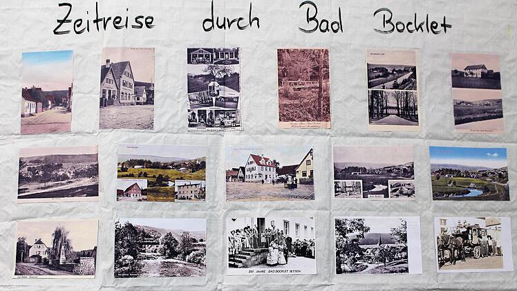 Entwurf für Tafel der Postkartensammlung.  Fotos: Werner Vogel