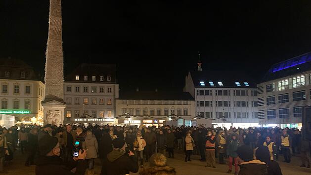 Corona-Demonstration in W&uuml;rzburg: "W&uuml;rzburg steht auf!"