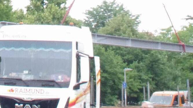 Arbeiten am Schwarzen Steg. Foto: Marco Meißner