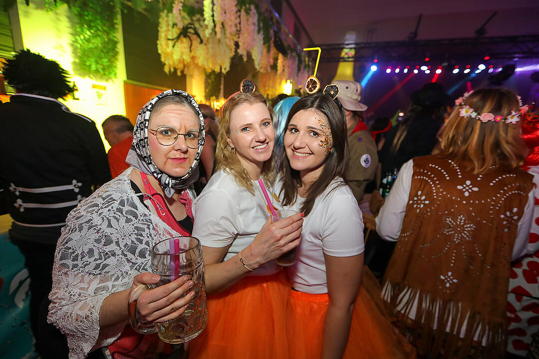 Beste Partystimmung in der Stadthalle