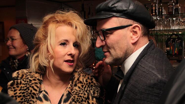 Schauspielerin Andrea Lipka und Regisseurs Oliver Tissot bei der Premiere in Forchheim. Foto: Josef Hofbauer