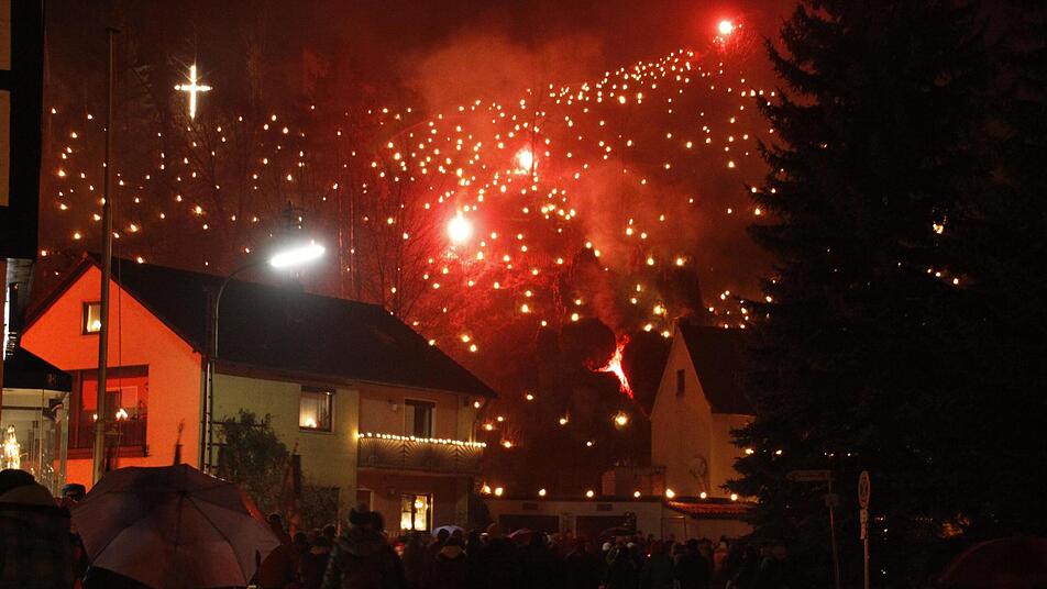 Das Lichterfest in Obertrubach ist der Höhepunkt des Jahres im Dorf. Fotos: Reinhard Löwisch