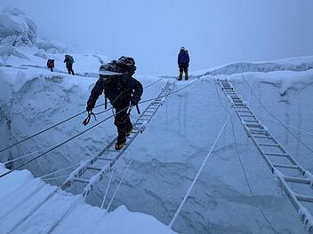 Bergsteiger am Mount Everest