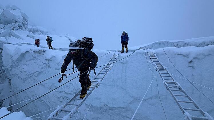 Bergsteiger am Mount Everest