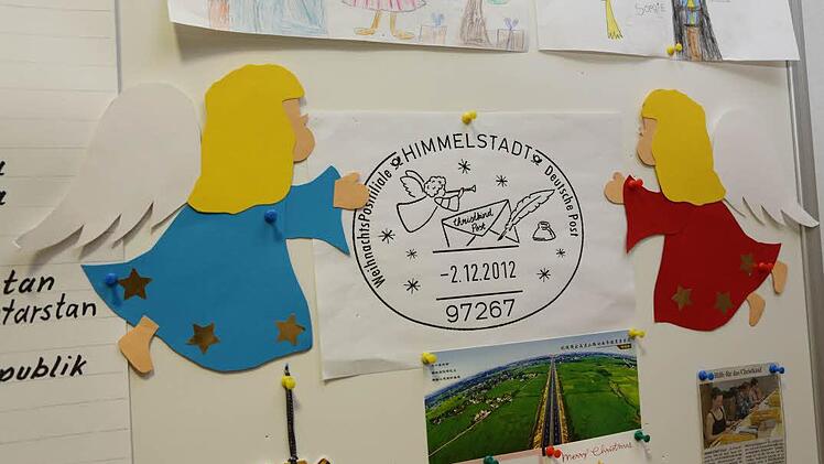 Herzlich willkommen im Weihnachtspostamt in Himmelstadt: Das ist die Adresse des Christkinds auf Erden. Foto: Barbara Herbst