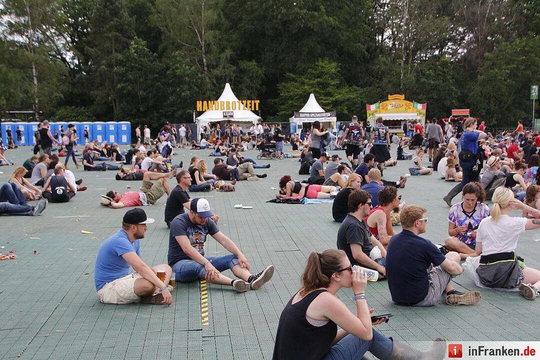 Rock im Park 2016 - Das Festivalgelände am Samstag