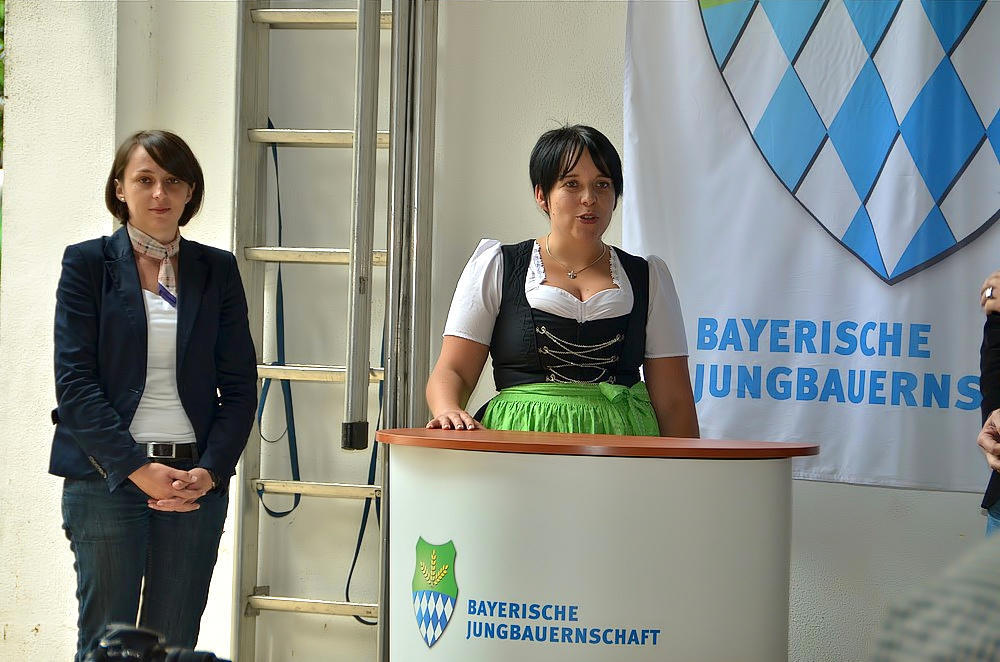 Presse Fotoshooting des Jungbauernkalenders 2013