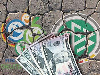 Korruption, Bestechung, Schwarze Kasse: Die Weltmeisterschaft in Deutschland 2006 ist in einen ungewollten Fokus gerückt.  Foto: Imago