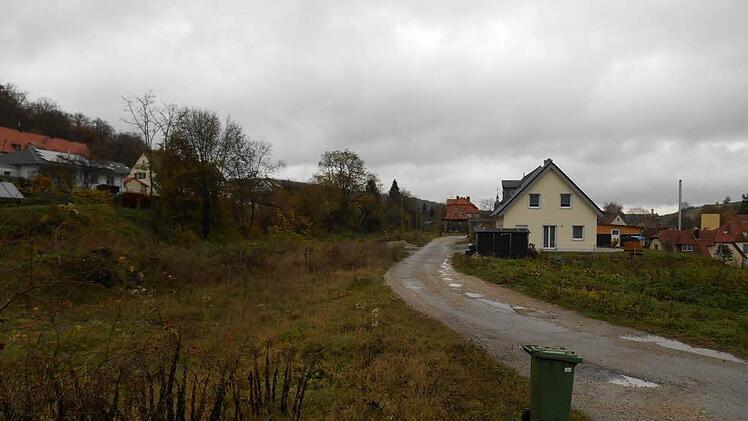 Baugebiet Bahnhofstraße in Ebrach Foto: W. Hanslok