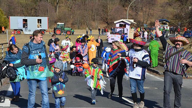 Faschingsumzug des Premicher Vereinsrings. Foto: Peter Rauch