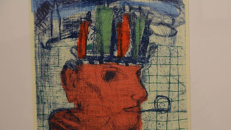 Kunstausstellung zum Thema "Opulent" des Kulmbacher Kunstvereins. Foto: Dagmar Besand