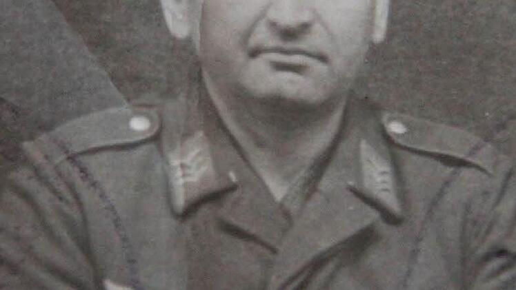Martin Welz, Jahrgang 1904, in seiner Luftwaffen-Uniform.