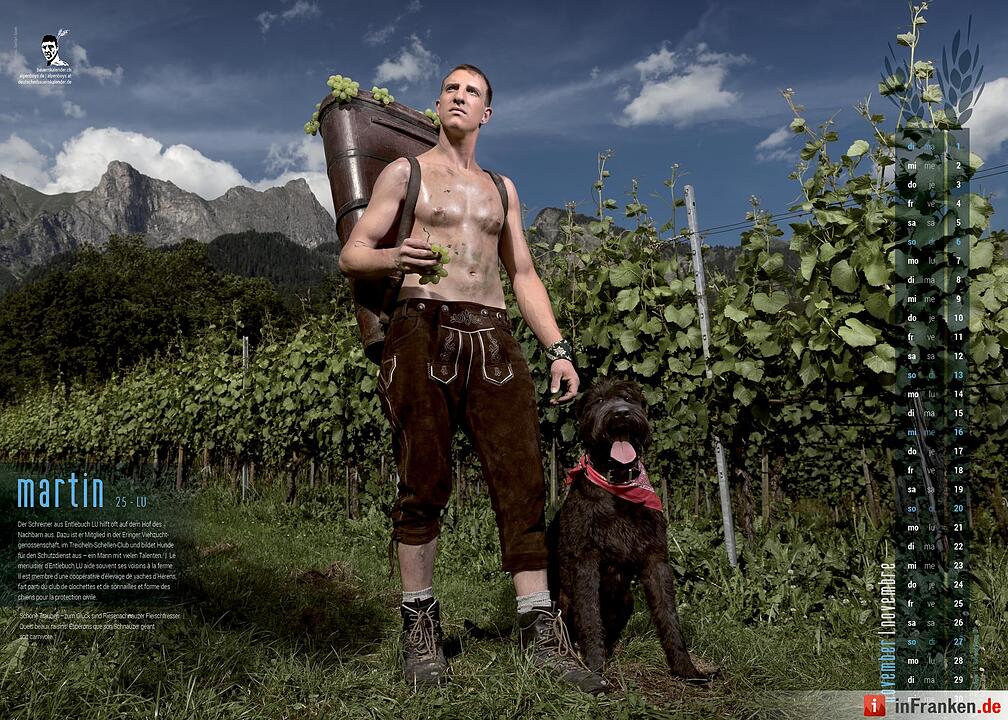 Schweizer Bauernkalender - Boys 2016: Dreck, Schweiß und Muskeln