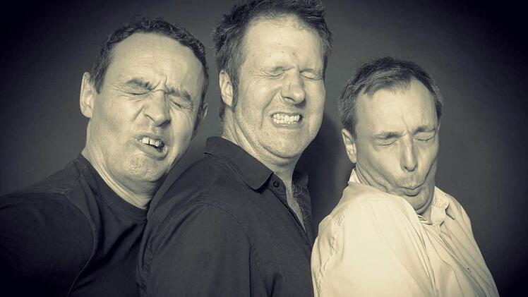 Georg Koeniger, der Quotenpreuße unter den Franken, Michael A. Tomis und Florian Hoffmann beehren als TBC das Bamberger Publikum.  Foto: pr
