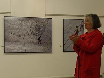 Die  Fotografien zwischen Realismus und Abstraktion fanden viel   Beifall.  Fotos: Pauline Lindner