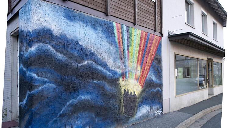 Der Ballon - ein Beispiel für gelungene Kunst am Bau