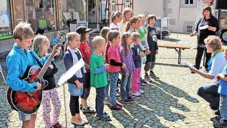 Kinderfest auf dem Anger.Foto: Dieter Britz