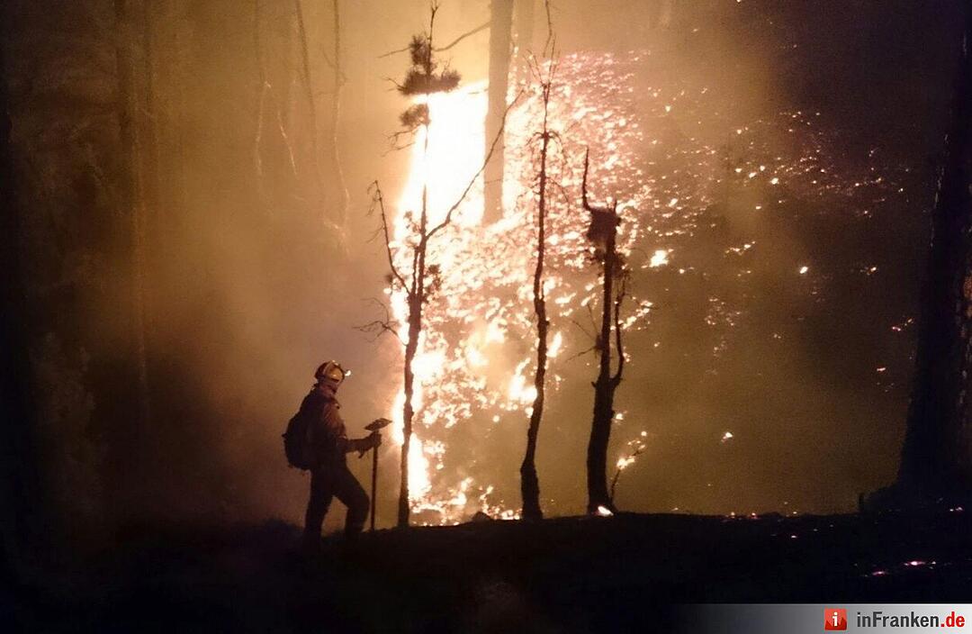 Waldbrand auf der Kanarischen Insel