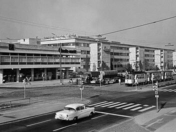 So sah das Quelle-Versandhaus um 1963 aus. © Museum Industriekultur, Nürnberg