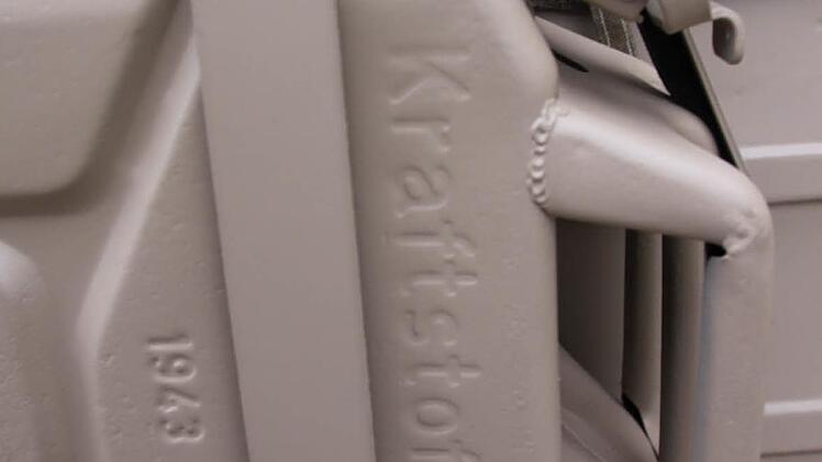 Ein Originalkanister aus dem Jahr 1943