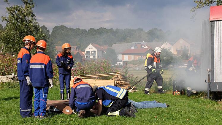 Jugendfeuerwehrtag in Bad Bocklet. Foto: Björn Hein