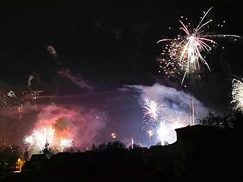 Silvester in Herzogenaurach beim letzten Jahreswechsel Foto: Birgit Jentzsch