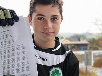 Bei der SpVgg Greuther Fürth unter Vertrag: der Oberthulbaer Lucas Zahaczewski. Foto: Jürgen Schmitt