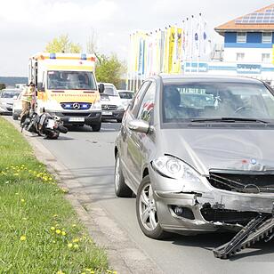 Rollerfahrer bei Unfall in Hirschaid verletzt
