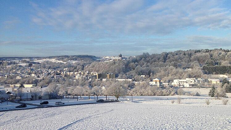 Ein Blick vom Kreuzberg auf Kronach Foto: Thomas Löffler