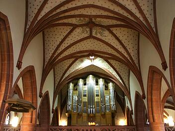 Das imposante Innere der Kirche Sankt Laurentius in Ebern Foto: Eckehard Kiesewetter