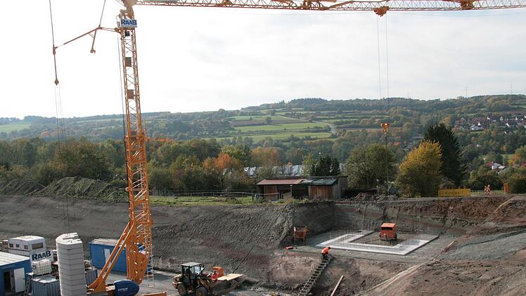 Bau der Umgehung in Stadtsteinach. Foto: Jürgen Gärtner