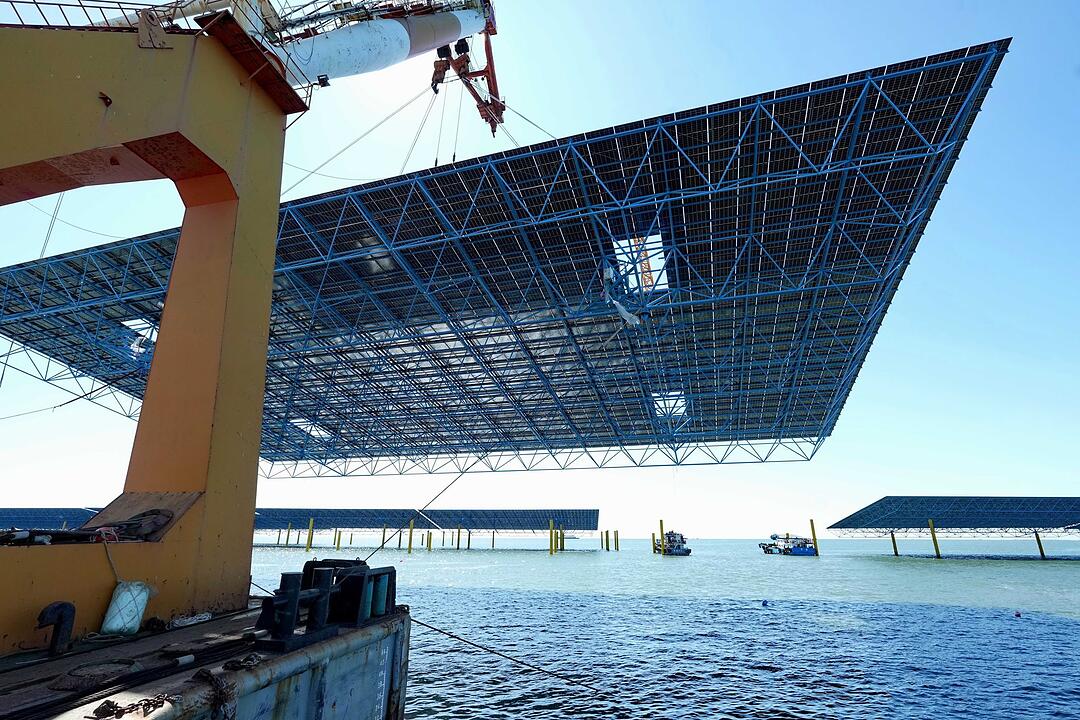 Offshore-Photovoltaik-Kraftwerk in China