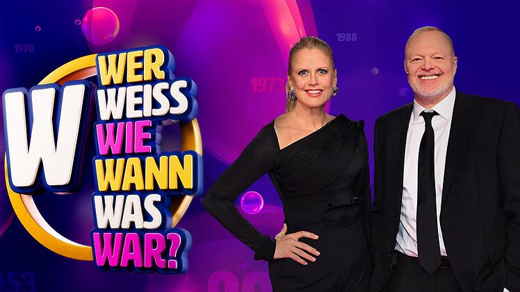 Barbara Sch&ouml;neberger und Stefan Raab moderieren gemeinsam das neue RTL-Format "Wer wei&szlig; wie wann was war?".