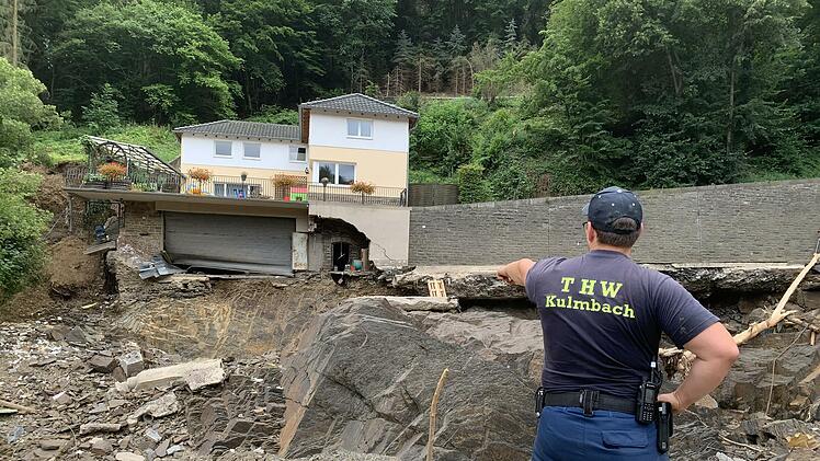 Das Kulmbacher THW war im Hochwasser-Einsatz. Foto: THW Kulmbach