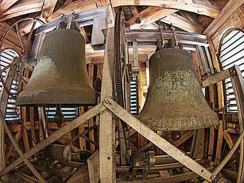 Zum 200. Kirchenjubiläum laden die Glocken der Johanneskirche ein.  Foto: Klaus Gagel