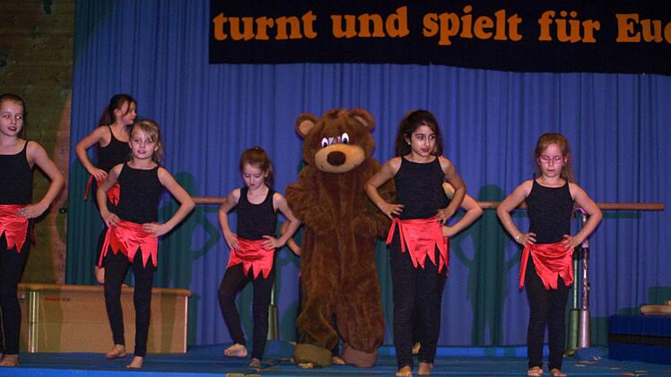 Das "bewegte Dschungelbuch" mit Balu, dem Bären Foto: Susanne Deuerling