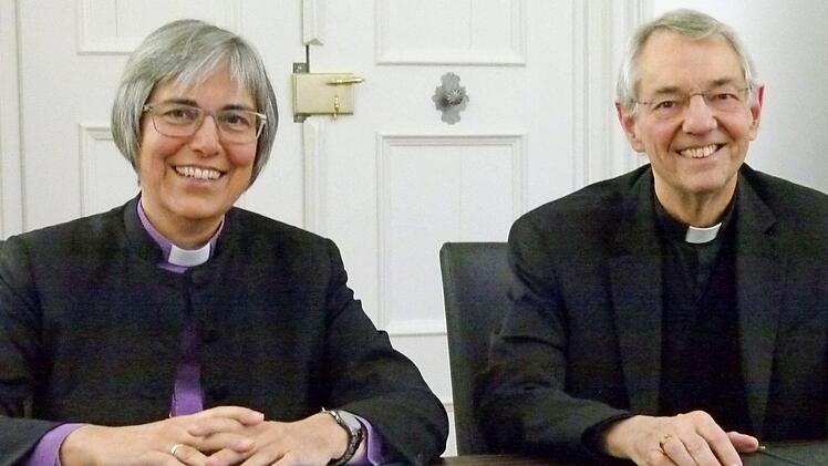 onalbischöfin Dorothea Greiner und Erzbischof Ludwig Schick sehen die Ökumene auf gutem Weg.  Foto: Marion Krüger-Hundrup