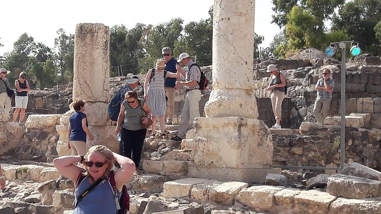 Zum 20-jährigen Bestehen der Partnerschaft reisten 45 Vertreter des Landkreises Bad Kissingen nach Tamar in Israel und schauten sich dabei natürlich auch Land und Leute an.Hartmut Hessel